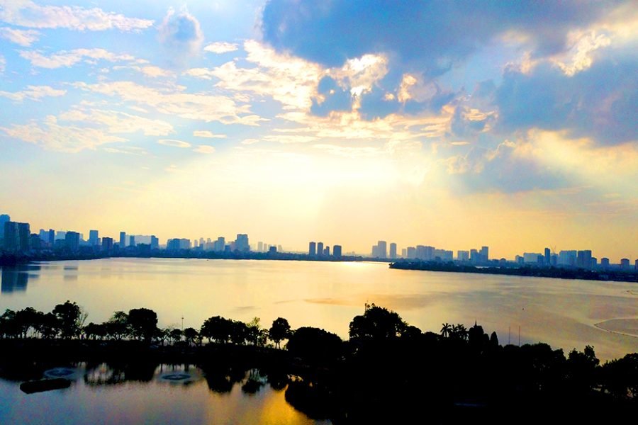 Hanoi-Sun set -Westlake-adventuretoursdotvn